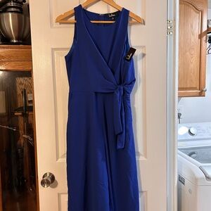 Elegant Blue Sleeveless o